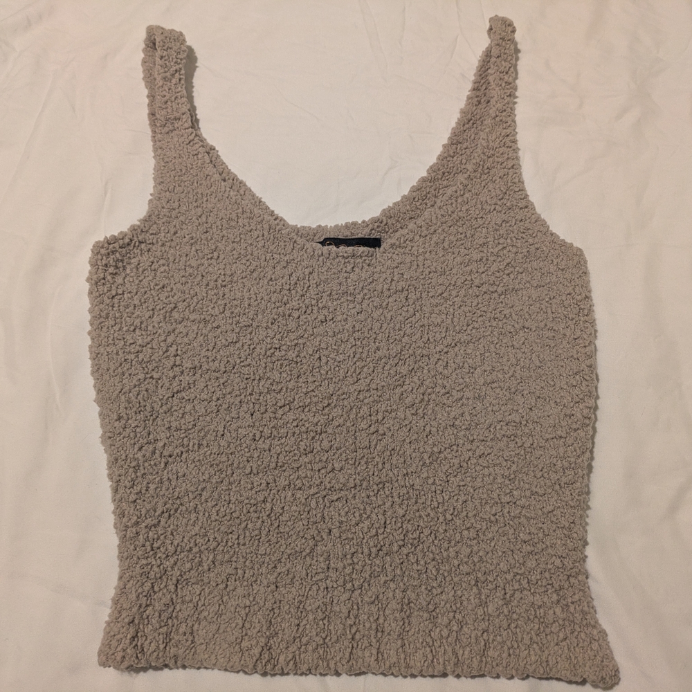 Coco And Shay Cozy Knit Cropped Tank